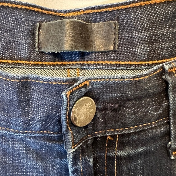 J Brand Kane Jeans Men’s 36x34 Raw Denim Blue Slim Straight Fit 100% Cotton - Picture 2 of 8